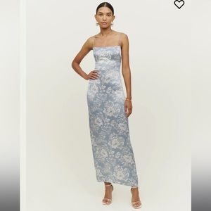 Reformation Frankie Silk Dress